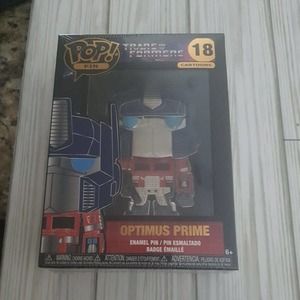FUNKO POP! PINS: TRANSFORMERS- OPTIMUS PRIME [New Toy] Vinyl